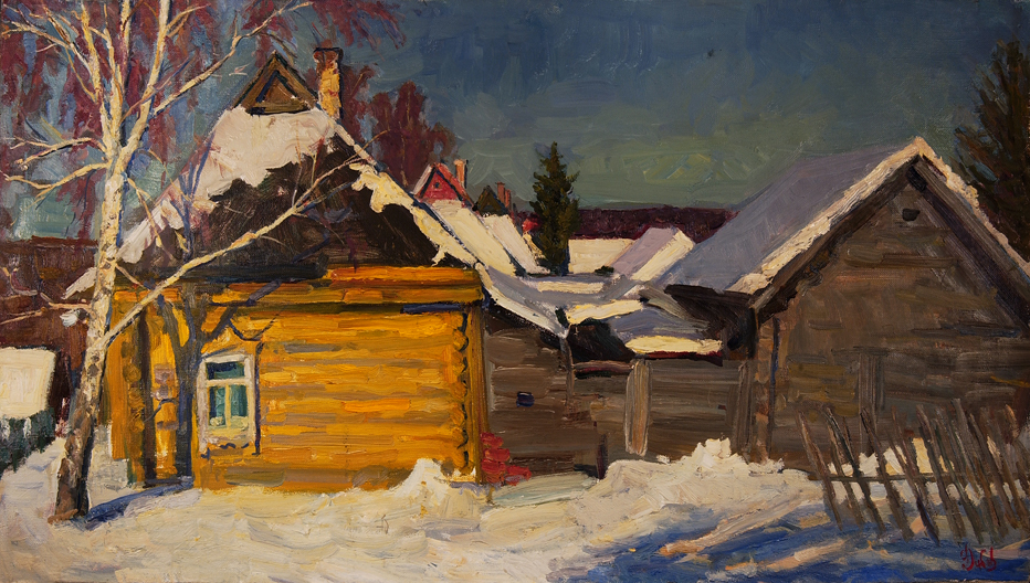 February Sunny Evening by Kolya Dubovik